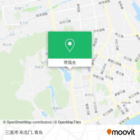 三溪湾-东北门地图