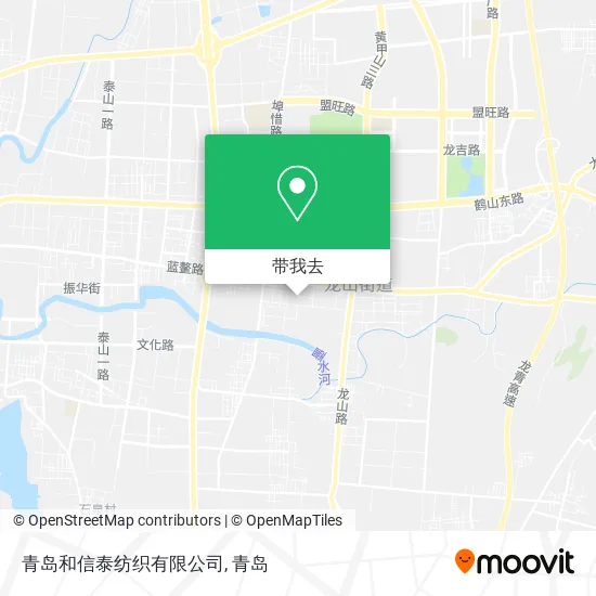 青岛和信泰纺织有限公司地图