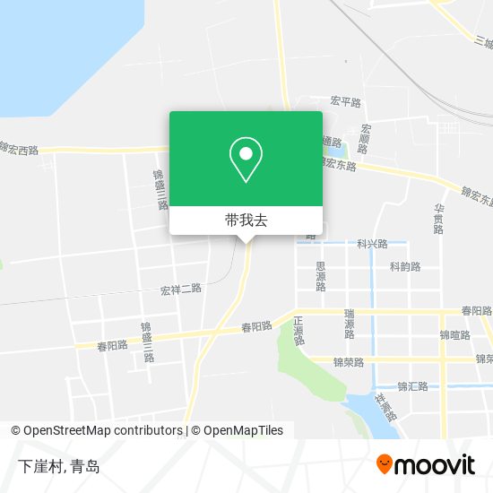 下崖村地图