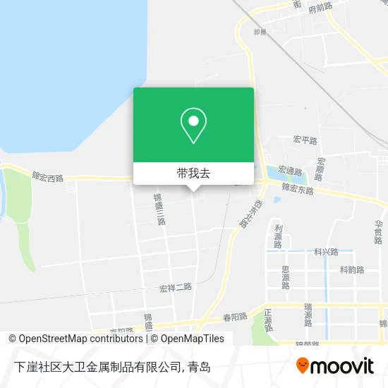 下崖社区大卫金属制品有限公司地图