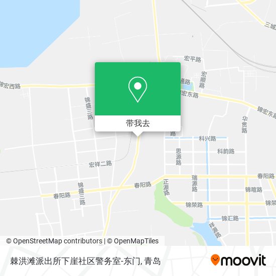 棘洪滩派出所下崖社区警务室-东门地图