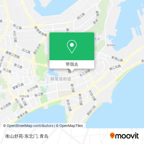 衡山舒苑-东北门地图
