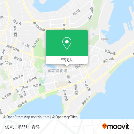 优果汇果品店地图