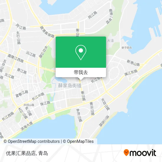 优果汇果品店地图
