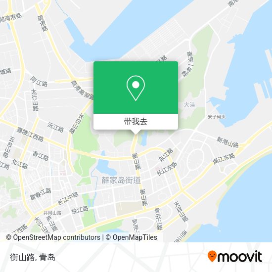 衡山路地图