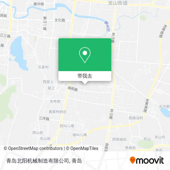 青岛北阳机械制造有限公司地图