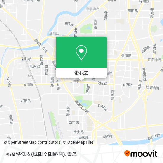 福奈特洗衣(城阳文阳路店)地图