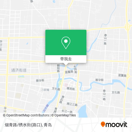 烟青路/绣水街(路口)地图