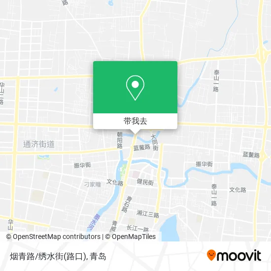 烟青路/绣水街(路口)地图