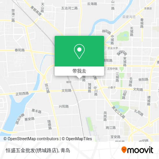 恒盛五金批发(绣城路店)地图