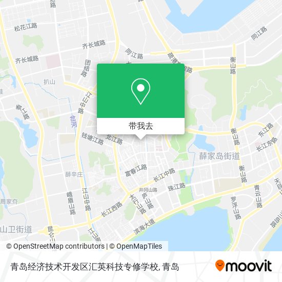 青岛经济技术开发区汇英科技专修学校地图