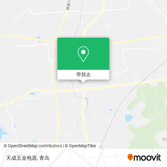 天成五金电器地图