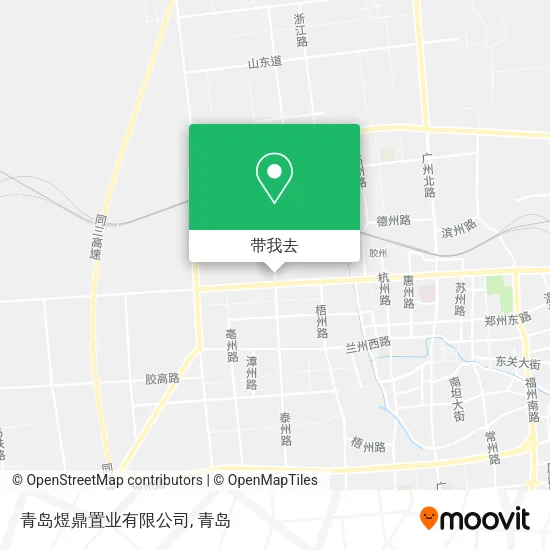 青岛煜鼎置业有限公司地图