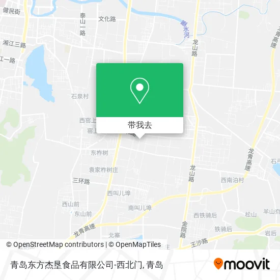 青岛东方杰垦食品有限公司-西北门地图