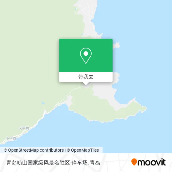 青岛崂山国家级风景名胜区-停车场地图