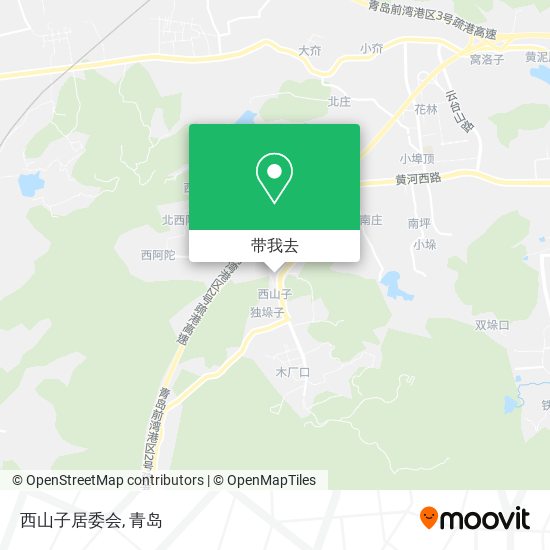 西山子居委会地图