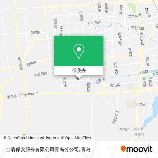 金盾保安服务有限公司青岛分公司地图