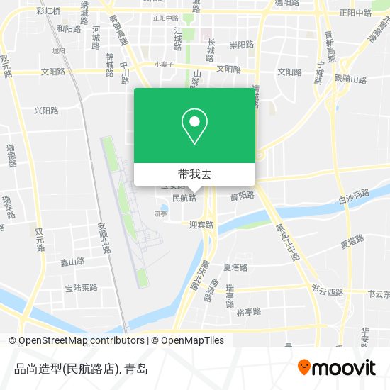 品尚造型(民航路店)地图