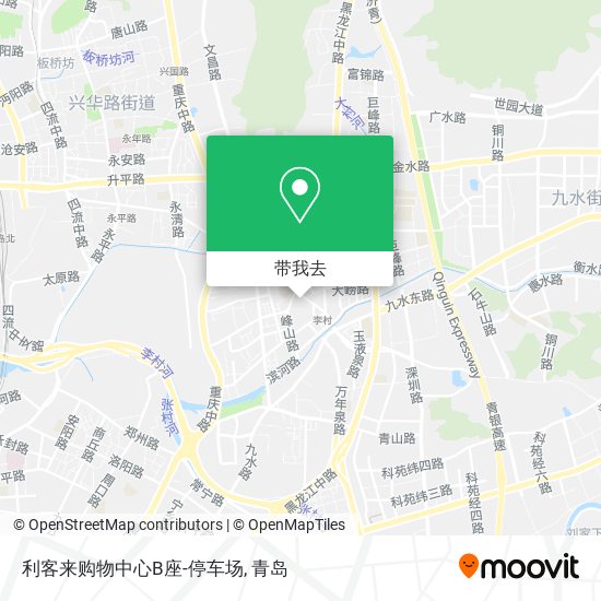 利客来购物中心B座-停车场地图