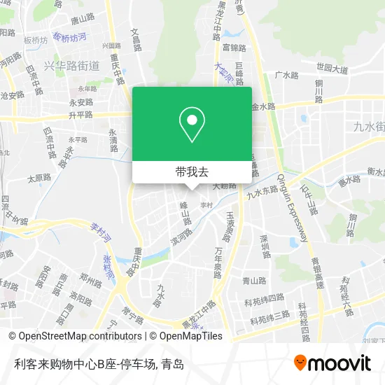 利客来购物中心B座-停车场地图