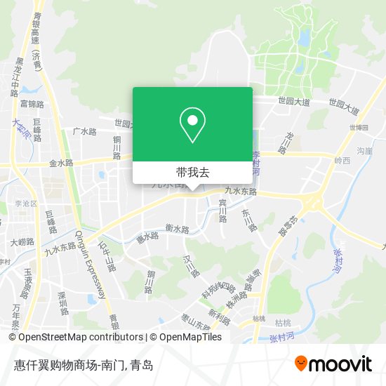 惠仟翼购物商场-南门地图