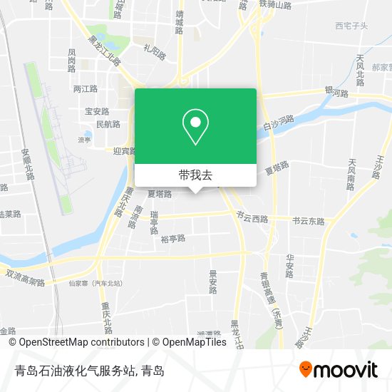 青岛石油液化气服务站地图