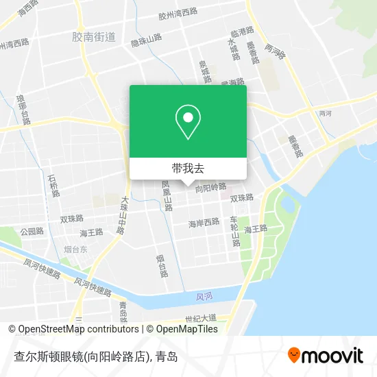 查尔斯顿眼镜(向阳岭路店)地图