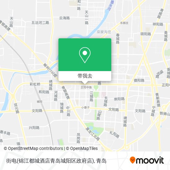 街电(锦江都城酒店青岛城阳区政府店)地图
