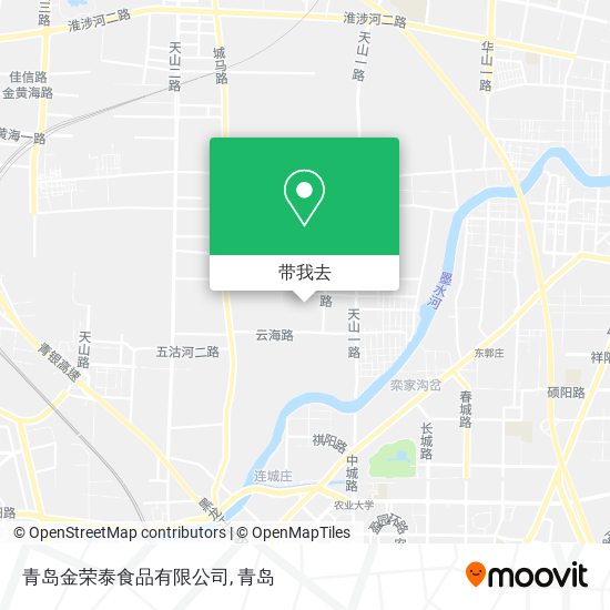 青岛金荣泰食品有限公司地图