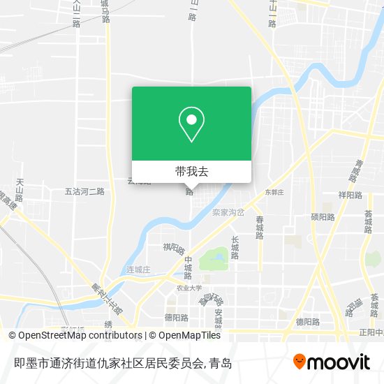 即墨市通济街道仇家社区居民委员会地图