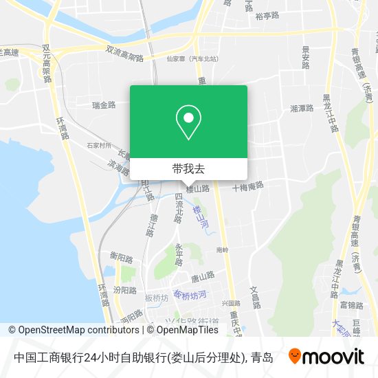 中国工商银行24小时自助银行(娄山后分理处)地图