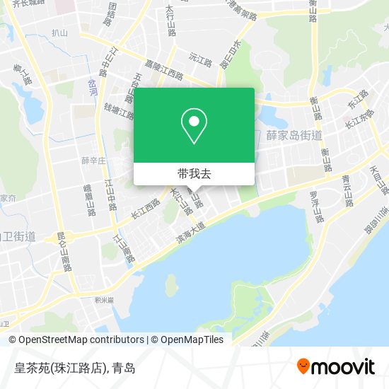 皇茶苑(珠江路店)地图