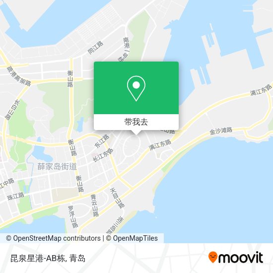 昆泉星港-AB栋地图