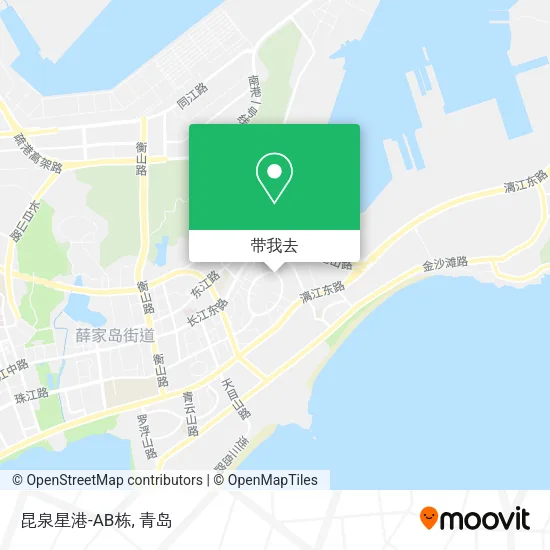 昆泉星港-AB栋地图