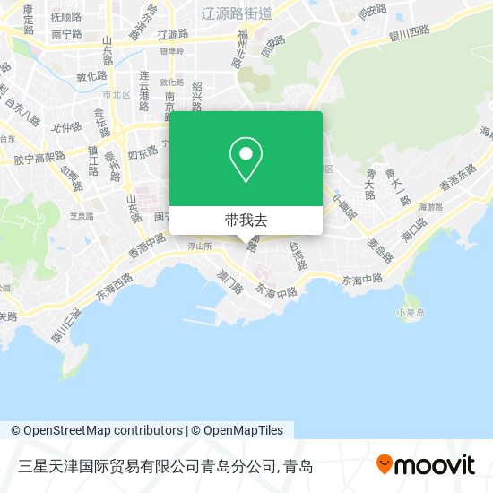 三星天津国际贸易有限公司青岛分公司地图