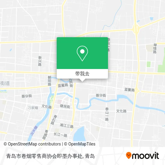 青岛市卷烟零售商协会即墨办事处地图