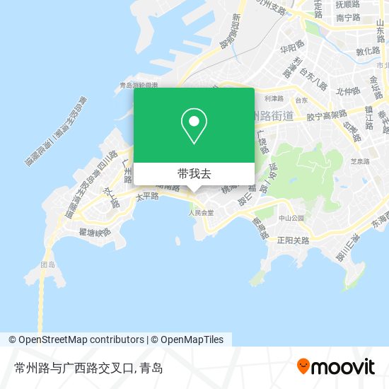 常州路与广西路交叉口地图
