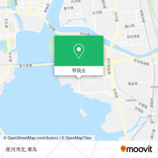 星河湾北地图