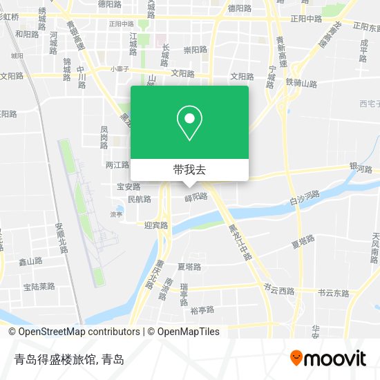 青岛得盛楼旅馆地图