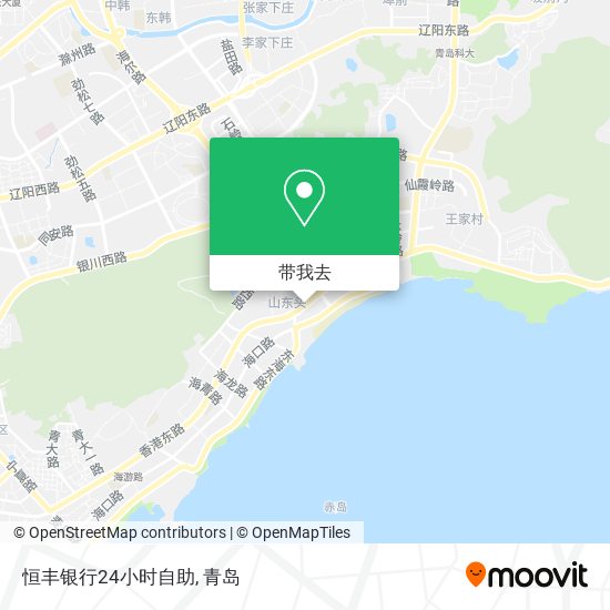 恒丰银行24小时自助地图