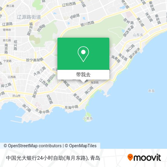 中国光大银行24小时自助(海月东路)地图