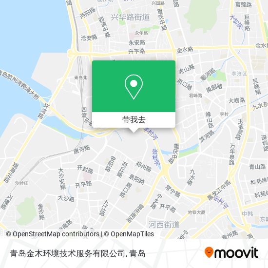 青岛金木环境技术服务有限公司地图