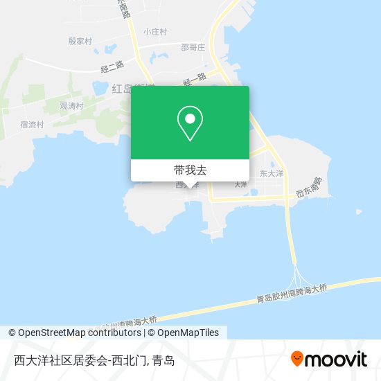 西大洋社区居委会-西北门地图