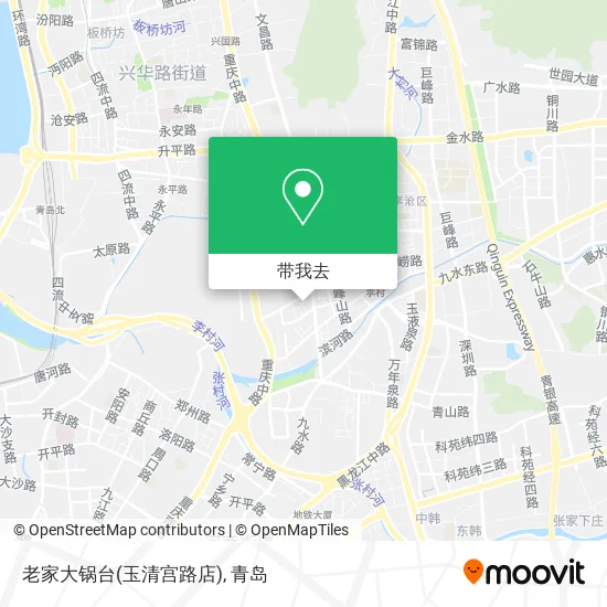 老家大锅台(玉清宫路店)地图