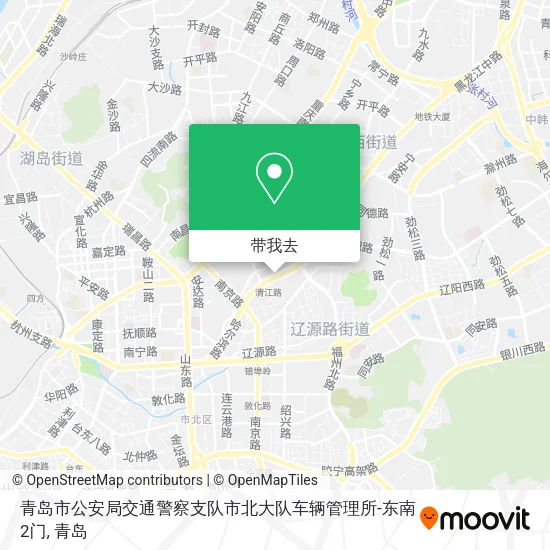 青岛市公安局交通警察支队市北大队车辆管理所-东南2门地图