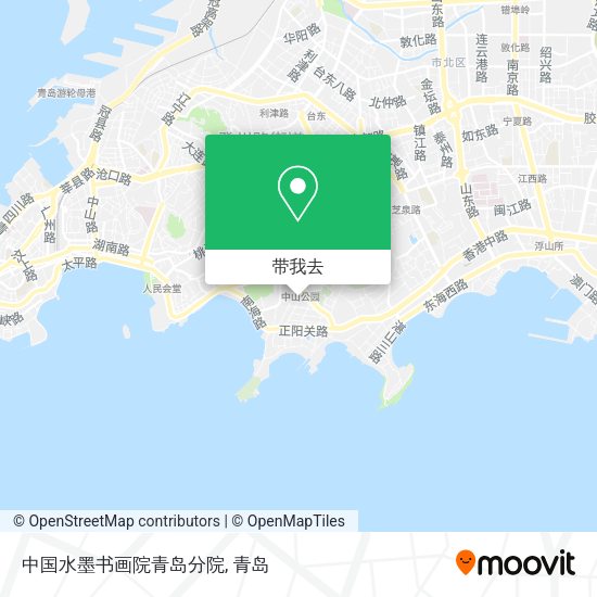 中国水墨书画院青岛分院地图