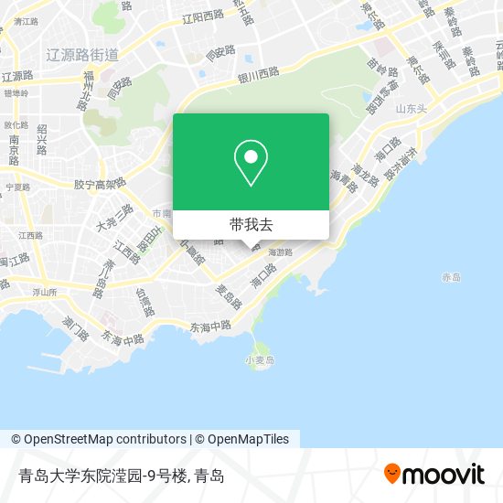 青岛大学东院滢园-9号楼地图