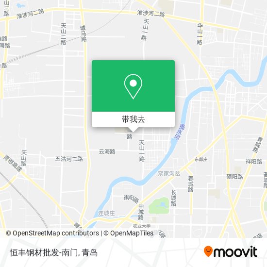 恒丰钢材批发-南门地图