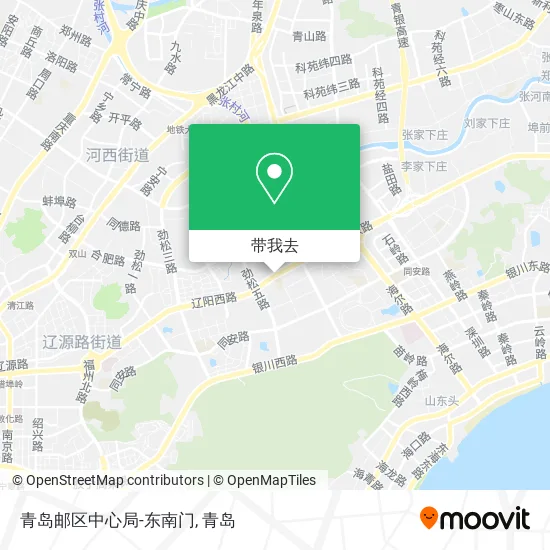 青岛邮区中心局-东南门地图