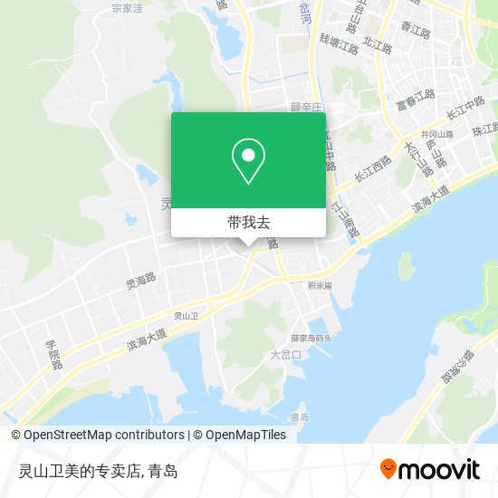 灵山卫美的专卖店地图